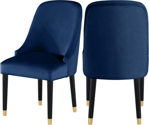 Omni Navy Velvet Dining Chair - Royal Furniture & Gifts (MI) - Multi Location