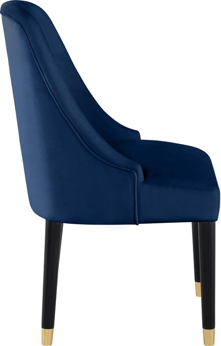 Omni Navy Velvet Dining Chair - Royal Furniture & Gifts (MI) - Multi Location