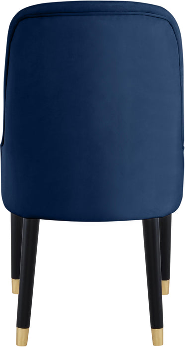Omni Navy Velvet Dining Chair - Royal Furniture & Gifts (MI) - Multi Location