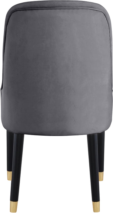 Omni Grey Velvet Dining Chair - Royal Furniture & Gifts (MI) - Multi Location