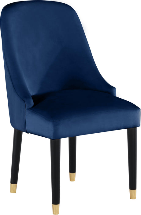 Omni Navy Velvet Dining Chair - Royal Furniture & Gifts (MI) - Multi Location