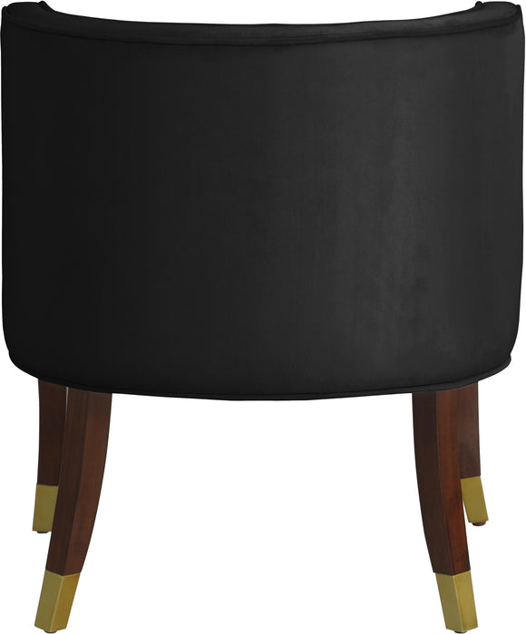 Perry Black Velvet Dining Chair - Royal Furniture & Gifts (MI) - Multi Location