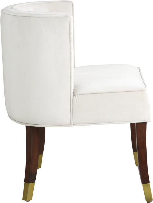 Perry Cream Velvet Dining Chair - Royal Furniture & Gifts (MI) - Multi Location
