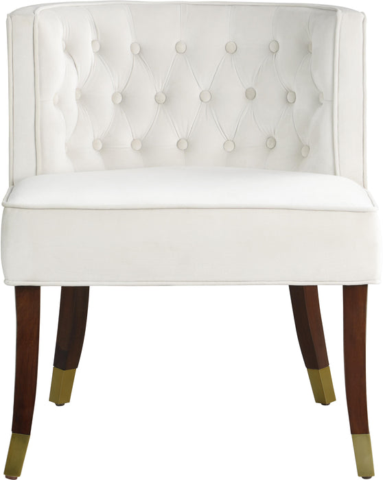 Perry Cream Velvet Dining Chair - Royal Furniture & Gifts (MI) - Multi Location