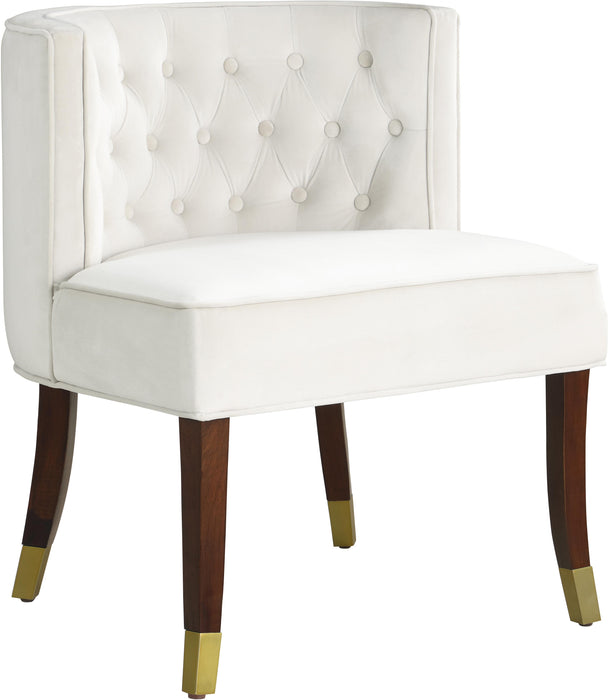 Perry Cream Velvet Dining Chair - Royal Furniture & Gifts (MI) - Multi Location