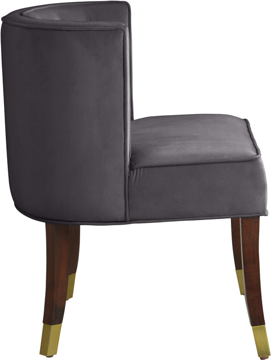 Perry Grey Velvet Dining Chair - Royal Furniture & Gifts (MI) - Multi Location