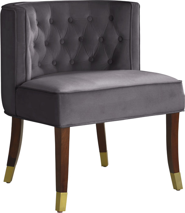 Perry Grey Velvet Dining Chair - Royal Furniture & Gifts (MI) - Multi Location