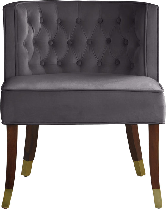 Perry Grey Velvet Dining Chair - Royal Furniture & Gifts (MI) - Multi Location