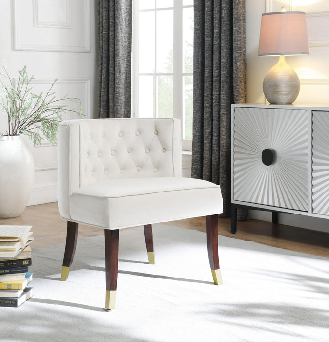 Perry Cream Velvet Dining Chair - Royal Furniture & Gifts (MI) - Multi Location