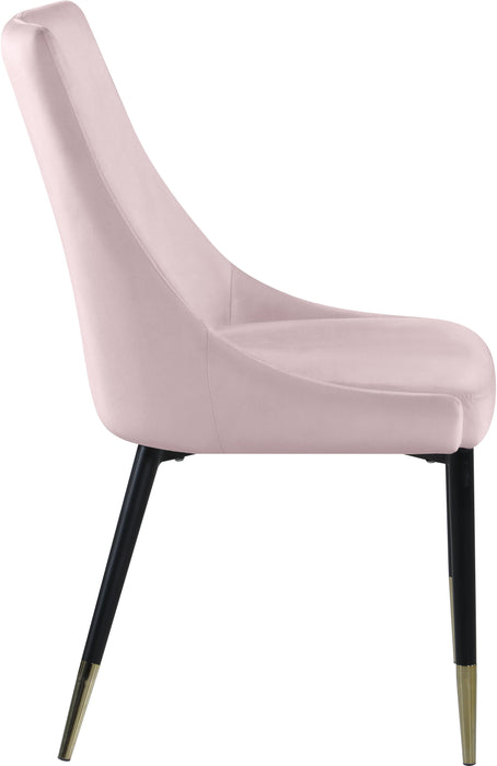 Sleek Pink Velvet Dining Chair - Royal Furniture & Gifts (MI) - Multi Location