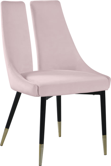 Sleek Pink Velvet Dining Chair - Royal Furniture & Gifts (MI) - Multi Location