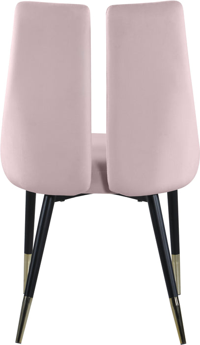 Sleek Pink Velvet Dining Chair - Royal Furniture & Gifts (MI) - Multi Location