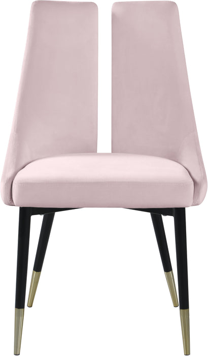 Sleek Pink Velvet Dining Chair - Royal Furniture & Gifts (MI) - Multi Location