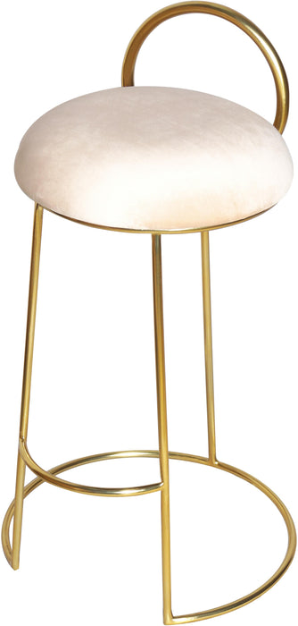Ring Cream Velvet Counter Stool - Royal Furniture & Gifts (MI) - Multi Location