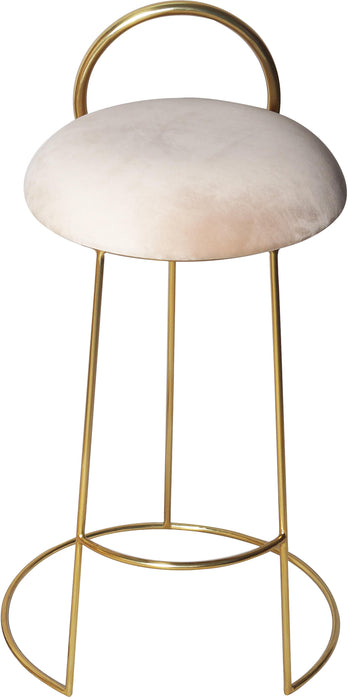 Ring Cream Velvet Counter Stool - Royal Furniture & Gifts (MI) - Multi Location