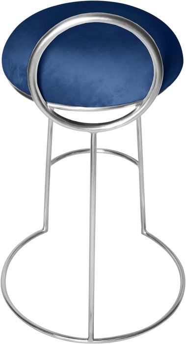 Ring Navy Velvet Counter Stool - Royal Furniture & Gifts (MI) - Multi Location