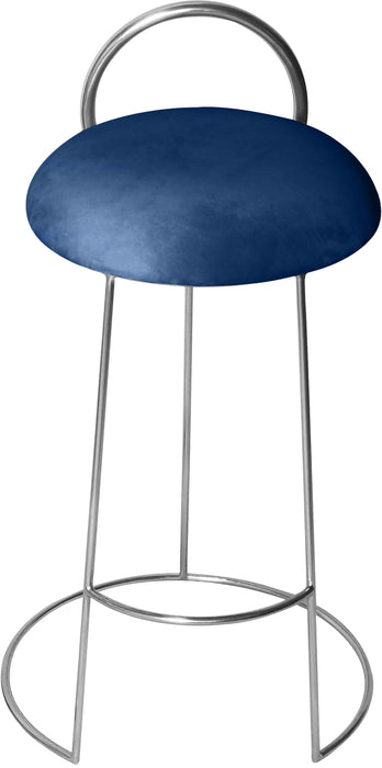 Ring Navy Velvet Counter Stool - Royal Furniture & Gifts (MI) - Multi Location