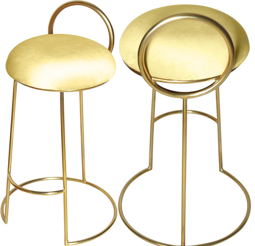 Ring Yellow Velvet Counter Stool - Royal Furniture & Gifts (MI) - Multi Location
