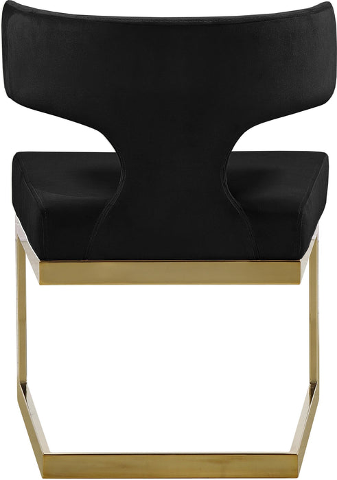 Alexandra Black Velvet Dining Chair - Royal Furniture & Gifts (MI) - Multi Location