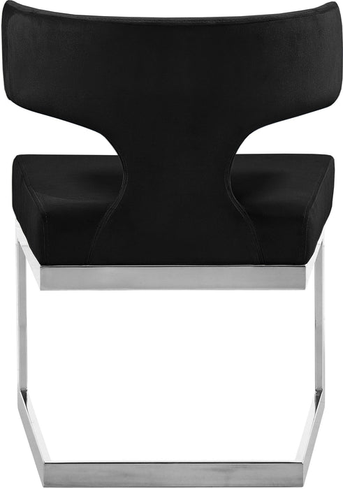 Alexandra Black Velvet Dining Chair - Royal Furniture & Gifts (MI) - Multi Location