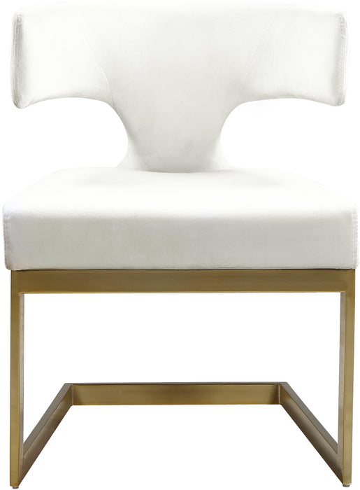 Alexandra Cream Velvet Dining Chair - Royal Furniture & Gifts (MI) - Multi Location