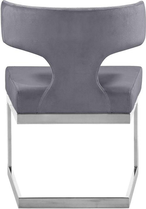 Alexandra Grey Velvet Dining Chair - Royal Furniture & Gifts (MI) - Multi Location