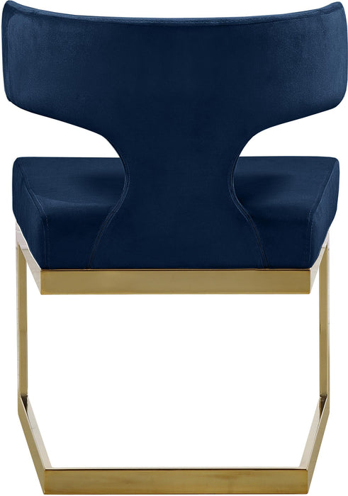 Alexandra Navy Velvet Dining Chair - Royal Furniture & Gifts (MI) - Multi Location