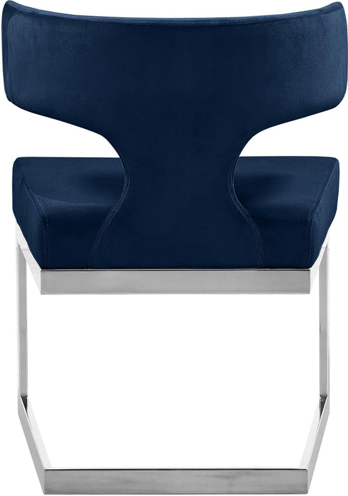 Alexandra Navy Velvet Dining Chair - Royal Furniture & Gifts (MI) - Multi Location