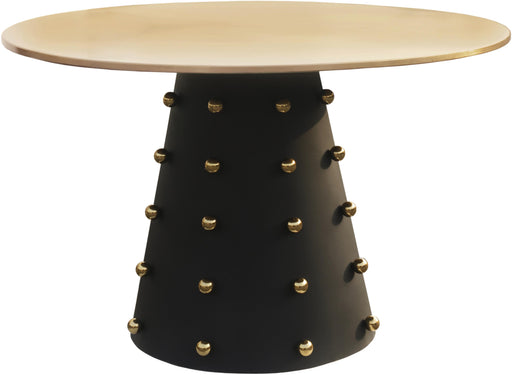 Raven Black / Gold Dining Table - Royal Furniture & Gifts (MI) - Multi Location