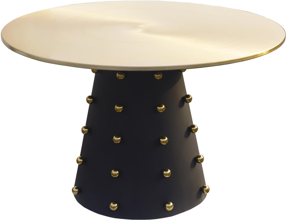 Raven Black / Gold Dining Table - Royal Furniture & Gifts (MI) - Multi Location