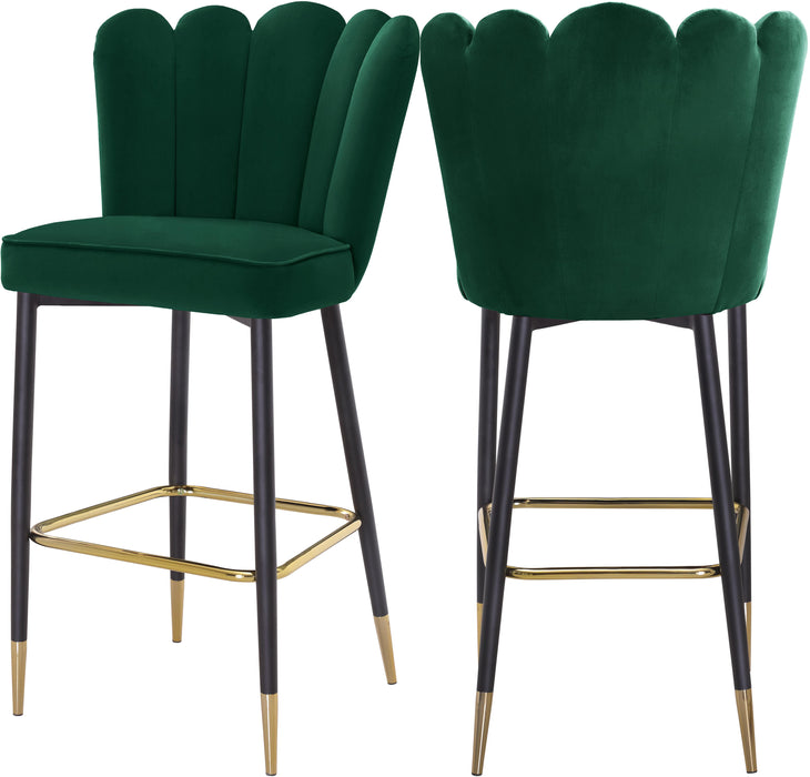 Lily Green Velvet Stool - Royal Furniture & Gifts (MI) - Multi Location