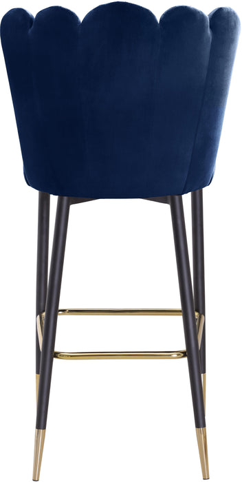 Lily Navy Velvet Stool - Royal Furniture & Gifts (MI) - Multi Location