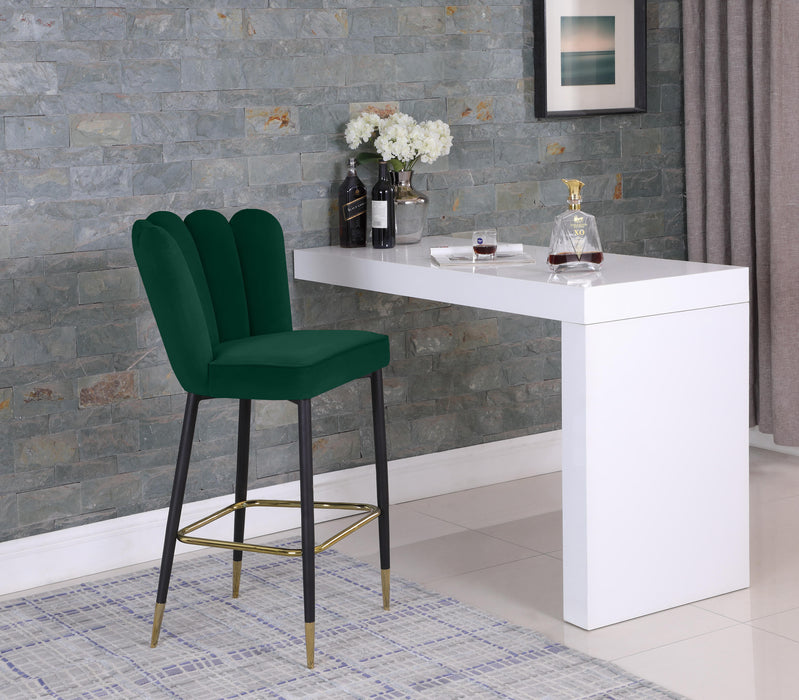 Lily Green Velvet Stool - Royal Furniture & Gifts (MI) - Multi Location