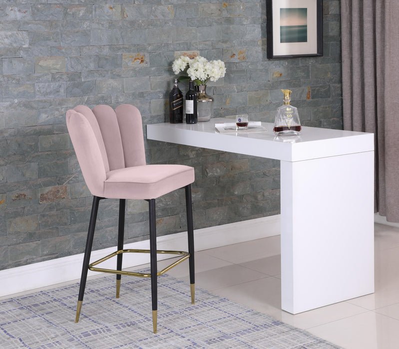 Lily Pink Velvet Stool - Royal Furniture & Gifts (MI) - Multi Location