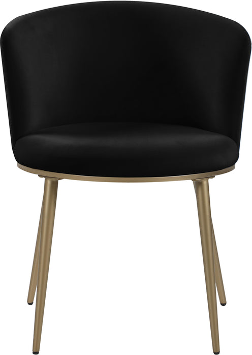 Skylar Black Velvet Dining Chair - Royal Furniture & Gifts (MI) - Multi Location