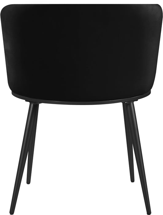 Skylar Black Velvet Dining Chair - Royal Furniture & Gifts (MI) - Multi Location