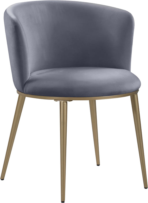 Skylar Grey Velvet Dining Chair - Royal Furniture & Gifts (MI) - Multi Location