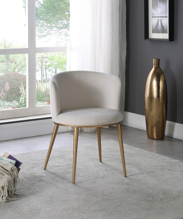 Skylar Cream Velvet Dining Chair - Royal Furniture & Gifts (MI) - Multi Location