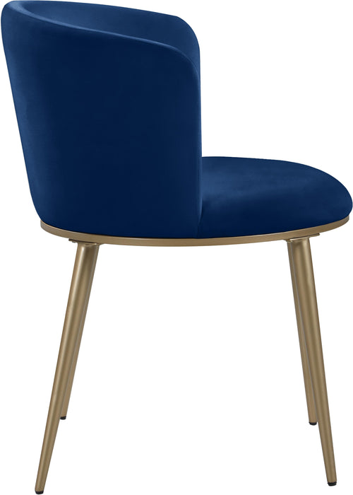 Skylar Navy Velvet Dining Chair - Royal Furniture & Gifts (MI) - Multi Location