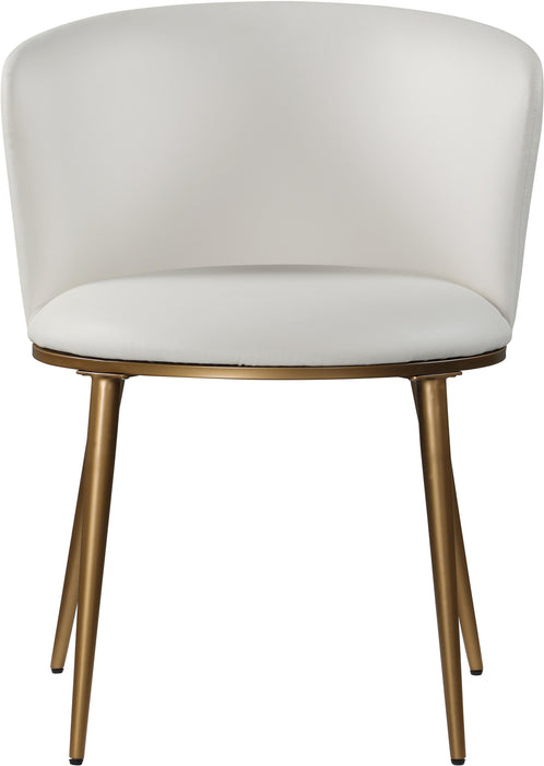 Skylar White Faux Leather Dining Chair - Royal Furniture & Gifts (MI) - Multi Location
