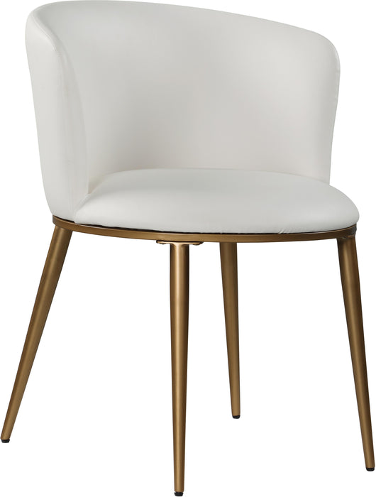 Skylar White Faux Leather Dining Chair - Royal Furniture & Gifts (MI) - Multi Location