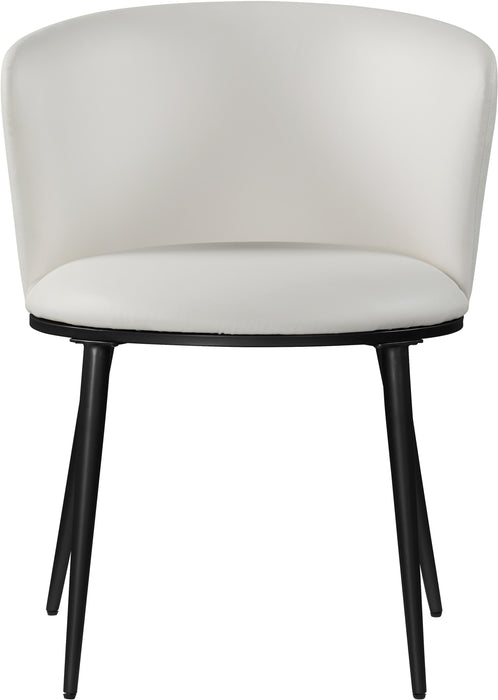 Skylar White Faux Leather Dining Chair - Royal Furniture & Gifts (MI) - Multi Location
