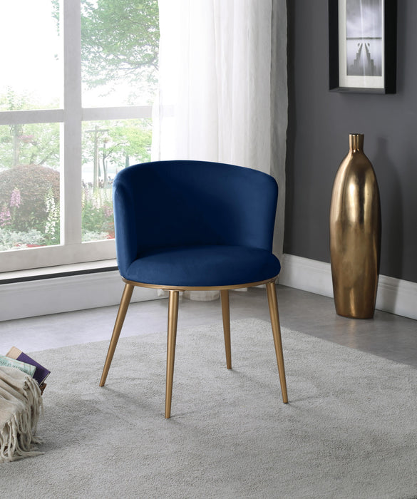 Skylar Navy Velvet Dining Chair - Royal Furniture & Gifts (MI) - Multi Location