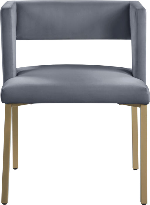 Caleb Grey Velvet Dining Chair - Royal Furniture & Gifts (MI) - Multi Location