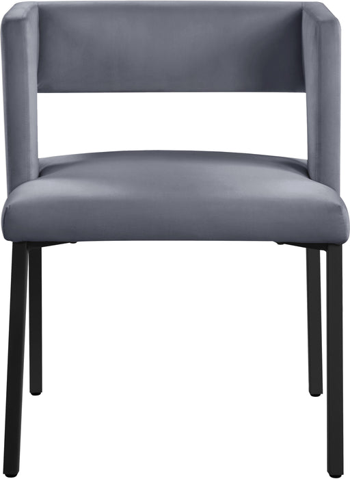 Caleb Grey Velvet Dining Chair - Royal Furniture & Gifts (MI) - Multi Location