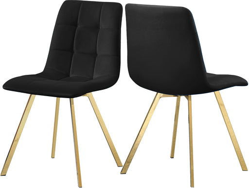Annie Black Velvet Dining Chair - Royal Furniture & Gifts (MI) - Multi Location