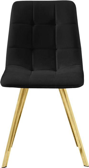 Annie Black Velvet Dining Chair - Royal Furniture & Gifts (MI) - Multi Location