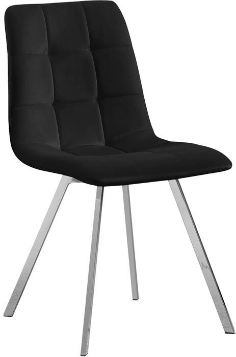 Annie Black Velvet Dining Chair - Royal Furniture & Gifts (MI) - Multi Location