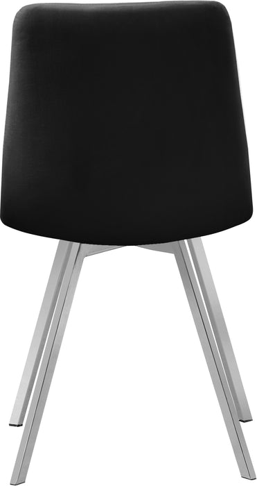 Annie Black Velvet Dining Chair - Royal Furniture & Gifts (MI) - Multi Location