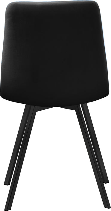 Annie Black Velvet Dining Chair - Royal Furniture & Gifts (MI) - Multi Location